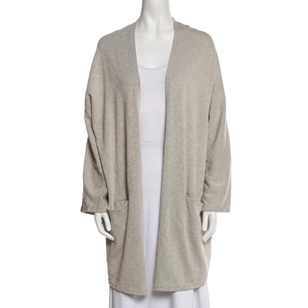 Lightweight cardigan Donni Striped Ofsa Rib Sweater Coat